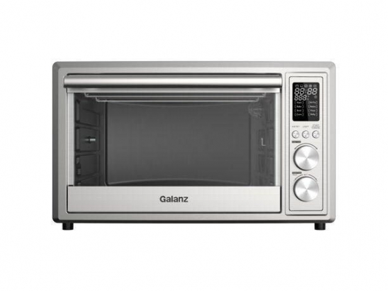 Galanz GT12SSDAN18 1.1 Cu.Ft. Digital Toaster Oven with Air Fry, Stainless Steel