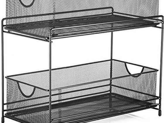 Sliding Drawer Baskets Bathroom Organizer, Pantry Organization and Storage, Clothing Organizer