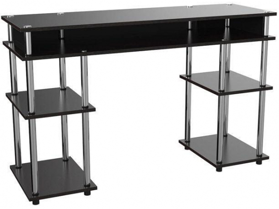 Convenience Concepts Designs2Go No Tools Student Desk, Black