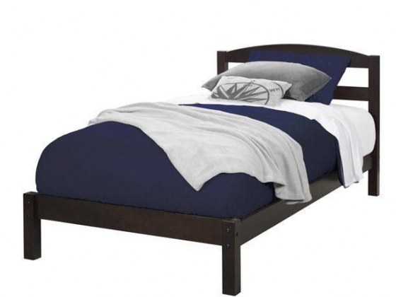 Better Homes & Gardens Leighton Twin Size Bed Frame for Bedroom, Espresso