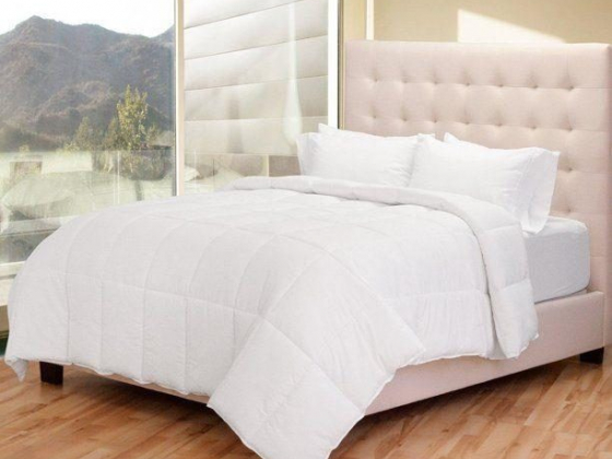 Premium Box Stitched All Season Down Alternative Comforter Full / Queen Duvet Insert