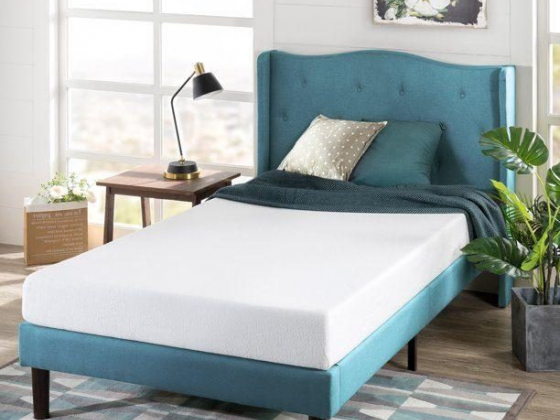 Spa Sensations by Zinus 6” Green Tea Memory Foam Mattress, Narrow Twin