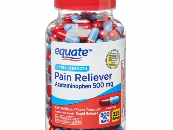 Equate Extra-Strength Acetaminophen Rapid Release Gel-caps, 500 mg, 225-Count