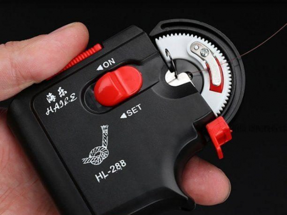 Automatic Portable Electric Fishing Hook Tier Machine Fishing Accessories Tie Fast Fishing Hooks
