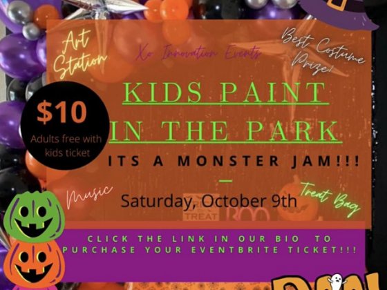 Kids Paint In The Park