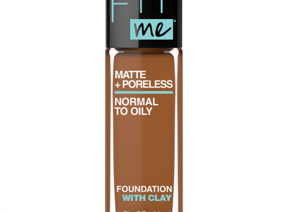 Maybelline Fit Me Matte + Poreless Liquid Foundation Makeup, Mocha, 1 fl. oz.
