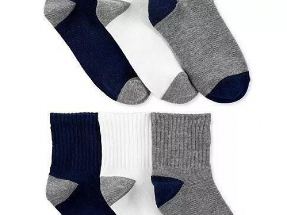 Carter's Little & Big Boys 6-Pk. Crew Socks