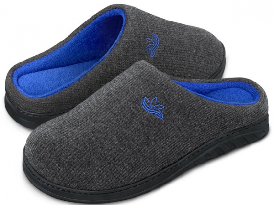 Bergman Kelly Men's Slippers, Two-tone Indoor/Outdoor Clog Style (Ranger Collection), US Company