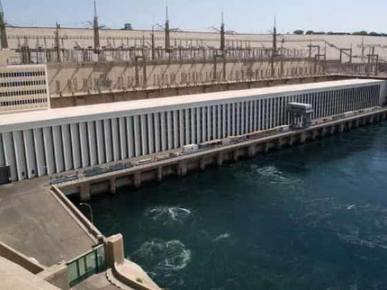 Aswan High Dam dam, Egypt