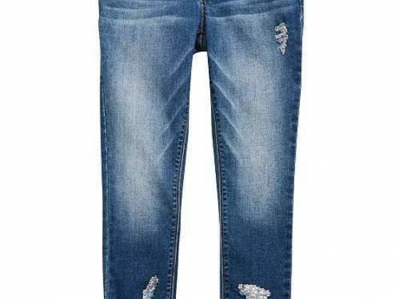 Imperial Star Big Girls Ripped Frayed Jeans