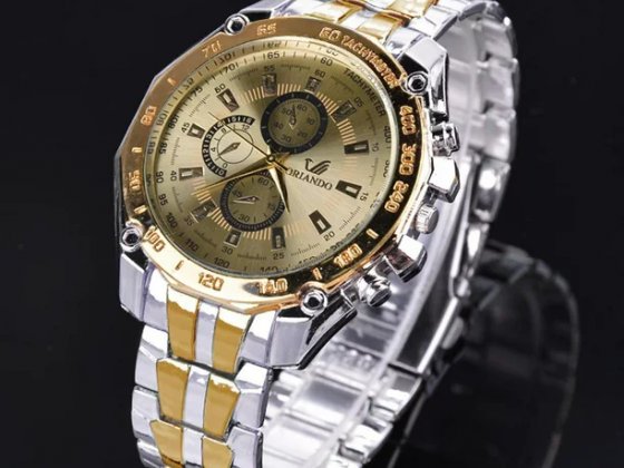Men Wrist Watch Fashion Stainless Steel Luxury Sport Analog Quartz Clock