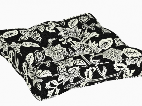 Arden Selections Ashland Jacobean 25 x 25 in. Outdoor Floor Cushion