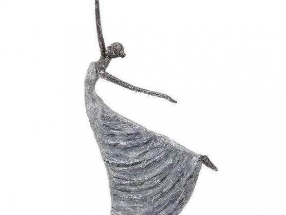 The Dancer Decorative Figurine in Colored Polystone