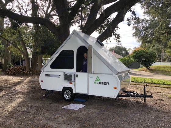 2013 A-Liner Easiest Setup Possible, Any Car can Tow w/AC & Comfortable Bed