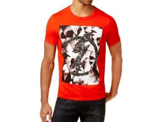 GUESS Mens Bolt Graphic T-Shirt