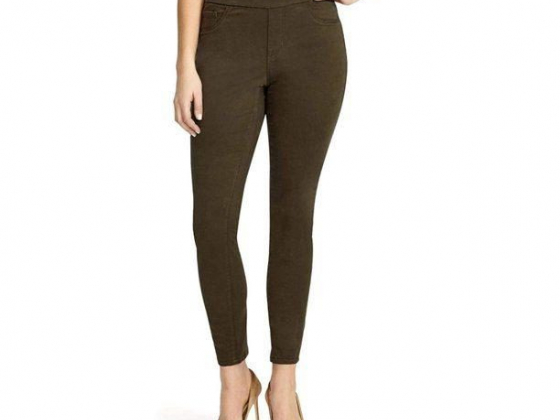 Nine West Holdings, Inc. Womens Size 14 Heidi Pull-On Skinny Pants, Ancient Pine