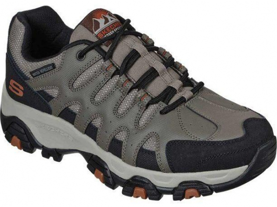 Men's Skechers Relaxed Fit Terrabite Trail Shoe Brown/Black 14 M
