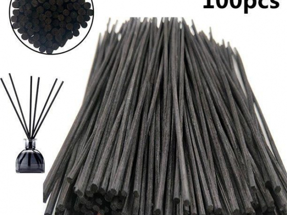 100pcs Aroma Diffuser Rattan Reed Sticks Indoor Oil Accessories Decor Display