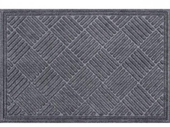 Mainstays Crosshatch Mat, 24"x36", Smoke