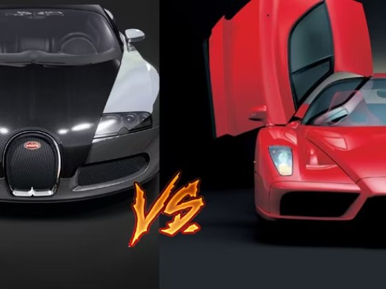 Supercar Icons: Bugatti Veyron 16.4 Vs Ferrari Enzo