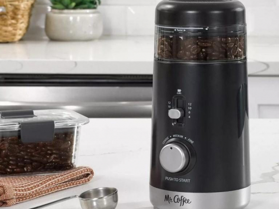 Mr. Coffee 12-Cup Automatic Blade Mill Grinder - Black