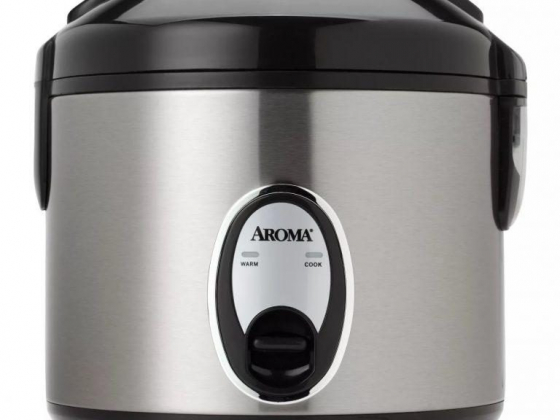 Aroma 8 Cup Rice Cooker - Stainless Steel ARC-904SB Shop all Aroma