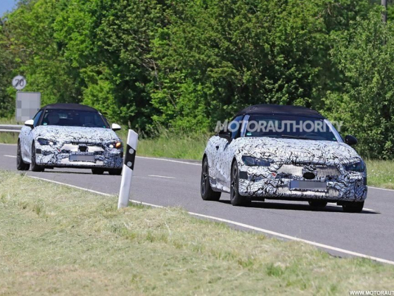 2023 Mercedes-Benz C-Class Cabriolet spy shots and video: Redesigned convertible on the way