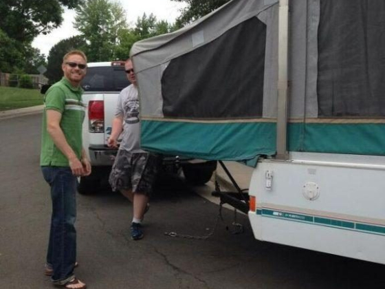 Thrifty Pop Up Camper Renovation