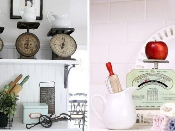 Weighing the Ways You Can Add Vintage Scales In a Vignette