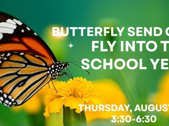 Butterfly Send Off: Fly Into the School Year