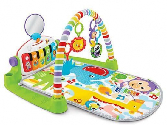 Fisher-Price® Deluxe Kick and Play Piano Gym in Green