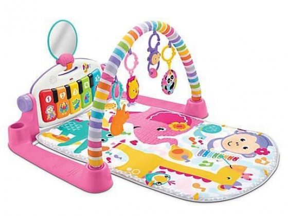 Fisher-Price® Deluxe Kick and Play Piano Gym in Pink