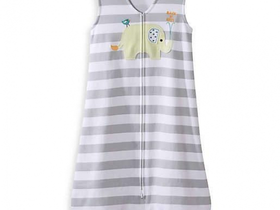 HALO® SleepSack® Medium Cotton Wearable Blanket in Grey Elephant