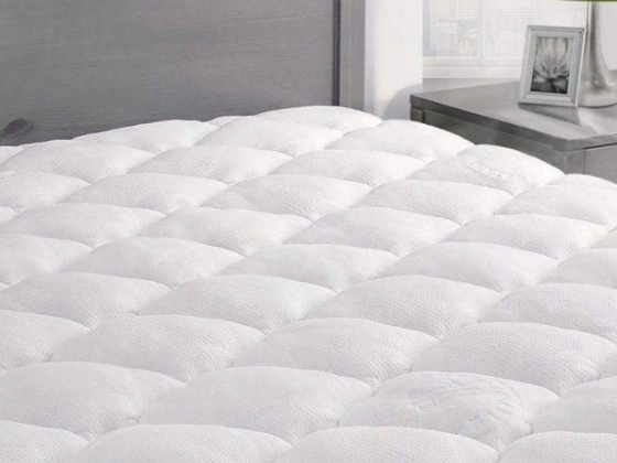 Rayon from Bamboo Extra Plush Fitted Mattress Pad Cooling Topper