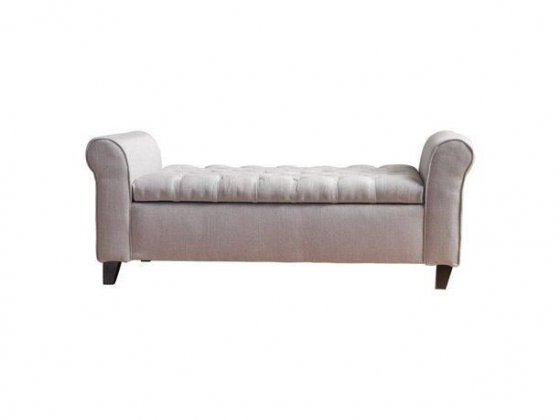 Keiko Tufted Storage Bench with Arms