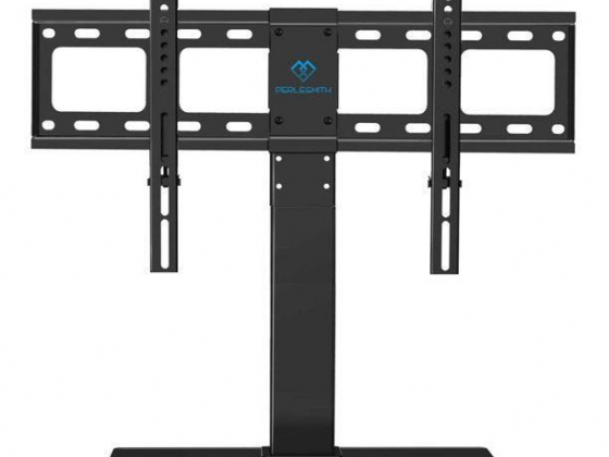 PERLESMITH Universal TV Stand Base, Tabletop TV Stand Mount, for 37-65 inch LCD LED TVs
