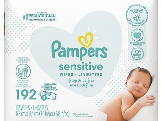 Pampers® Sensitive® 192-Count Baby Wipes Refill Pack