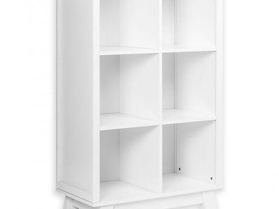 Babyletto Hudson Cubby Bookcase in White