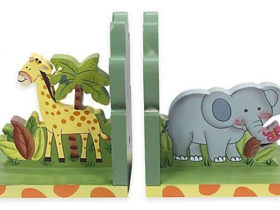 Teamson Fantasy Fields Sunny Safari Bookends Set