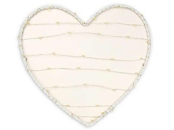 Lambs & Ivy Signature Separates Heart LED Wall Decor in Champagne