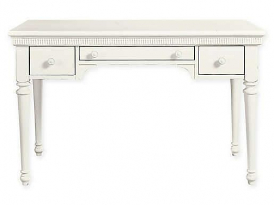 Stone & Leigh™ Wood Desk In Marshmallow White