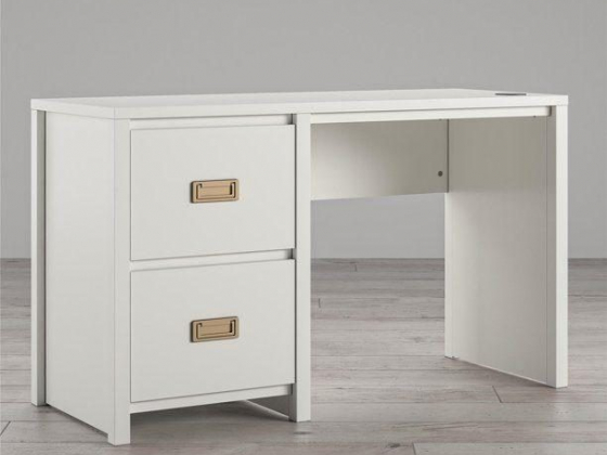 Little Seeds Monarch Hill Haven White Single Pedestal Kids Desk