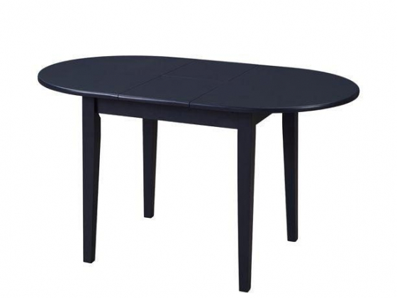 Elegant Home Fashions Claude, Wood Extendable Dining Table, Navy Blue