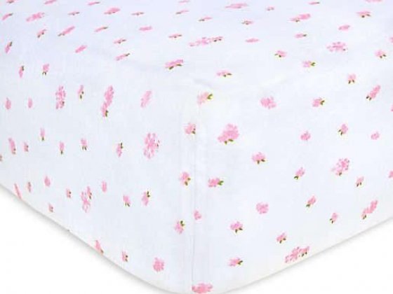 Burt's Bees Baby® Butterfly Garden Organic Cotton Fitted Crib Sheet in Blossom