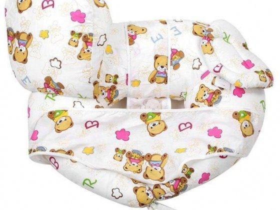 Mgaxyff U Shaped Pure Cotton Breastfeeding Pillow Infant Cuddle Baby Nursing Maternity