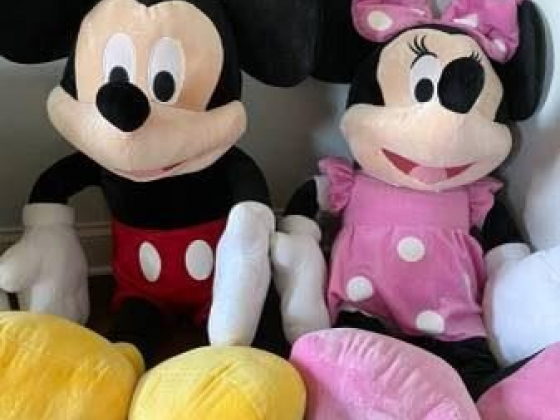 Large plush toy Micky&Minie