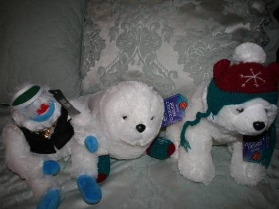 North Pole Bear Toy Lot - All New with Tag